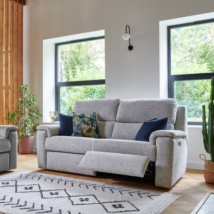 G Plan Harper Large Sofa Double Manual Recliner