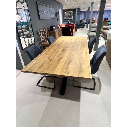 Brockley 2.4m Dining Table & 4x Habufa Armin Chairs