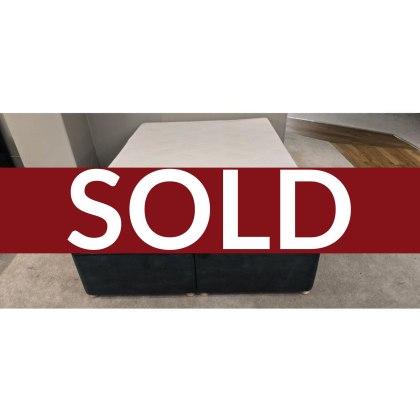 TEMPUR 4'6" SUFFOLK DIVAN BASE WITH 4'6" SUPREME CLOUD TEMPUR MATTRESS***Reduced!***