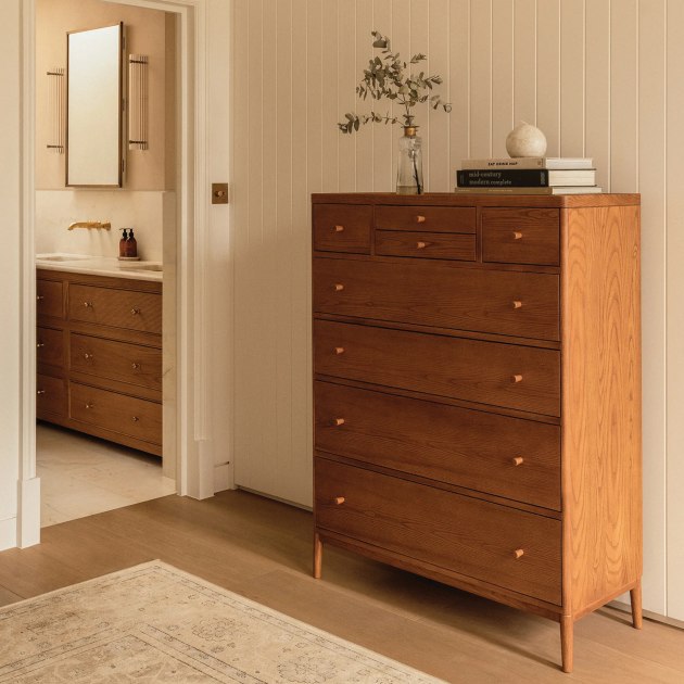 Ercol Salina 8 Drawer Tall Chest