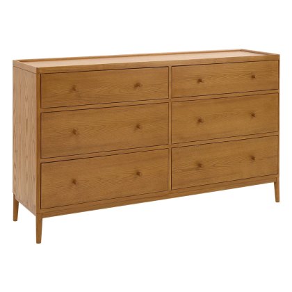 Ercol Salina 6 Drawer Wide Chest
