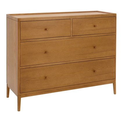 Ercol Salina 4 Drawer Wide Chest