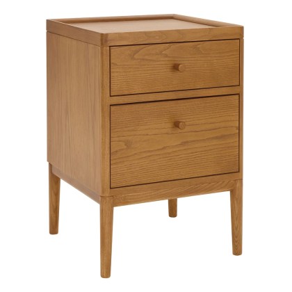 Ercol Salina 2 Drawer Bedside Cabinet