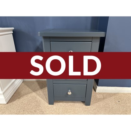 Hockley 3 drawer Bedside unit in Blue