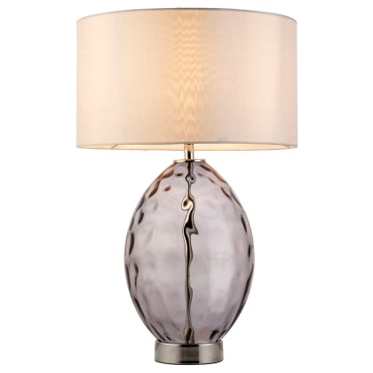 Elin Dimple Table Lamp – Grey Finish