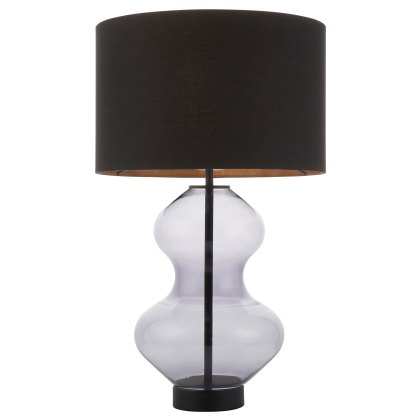 Kelda Shaped Table Lamp – Matt Black Finish