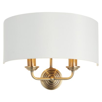 Highclere Wall Light in Antique Brass Highclere Wall Light in Antique Brass