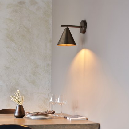 Cape Wall Light Antique Bronze
