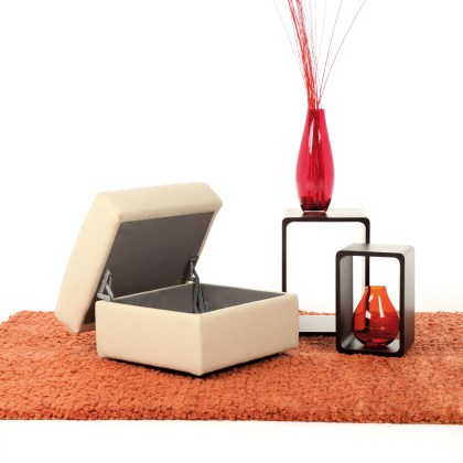 Nicoletti Ledro Ottoman Stool Nicoletti Ledro Ottoman Stool