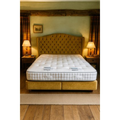 HARRISON SPINKS Heritage 6'0" Divan Set with Churchill Deep Headboard