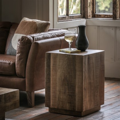 Gallery Direct Iowa Side Table- Natural
