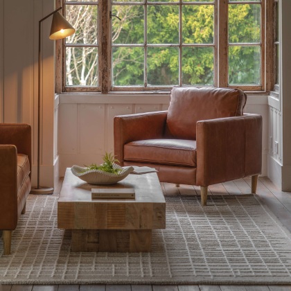 Gallery Direct Osborne Vintage Brown Armchair