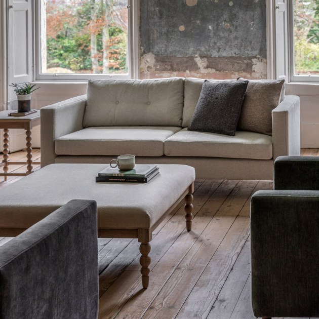 Gallery Direct Whitwell Light Grey Sofa 2 Seater