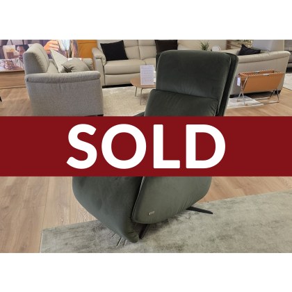 Natuzzi Until King SW Armchair With Double Electric Motion & Battery Natuzzi Until King SW Armchair With Double Electric Motion & Battery