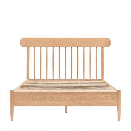 Hatfield Natural Double Spindle Bed