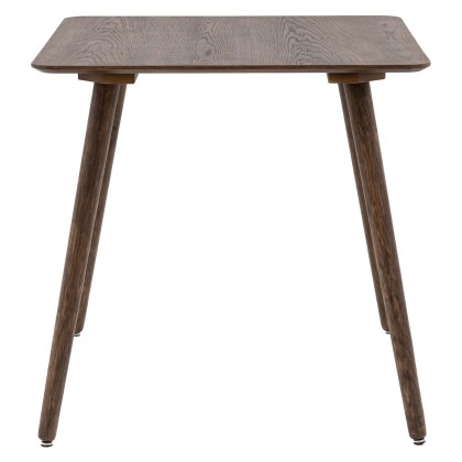 Gallery Direct Hatfield Square Dining Table, Smoked