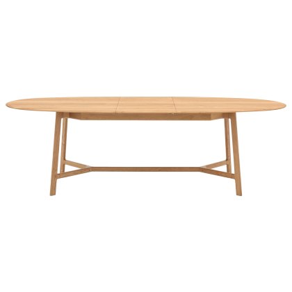 Gallery Direct Madrid Extending Dining Table, Oak