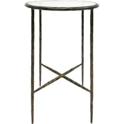Patterdale Side Table Dark Bronze Finish Patterdale Side Table Dark Bronze Finish