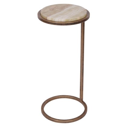 Iota Accent Table Green Onyx