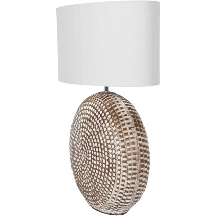 Chariot Round Ceramic Lamp Chariot Round Ceramic Lamp