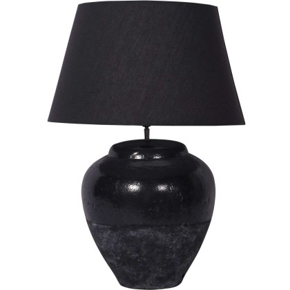 Skyline Large Black Table Lamp