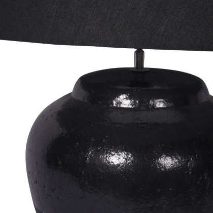 Skyline Large Black Table Lamp