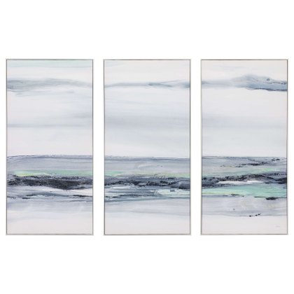 Clouded View Framed Canvas Set of 3