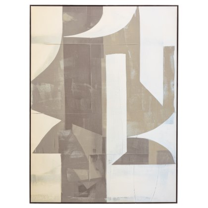 Betong Abstract Framed Canvas