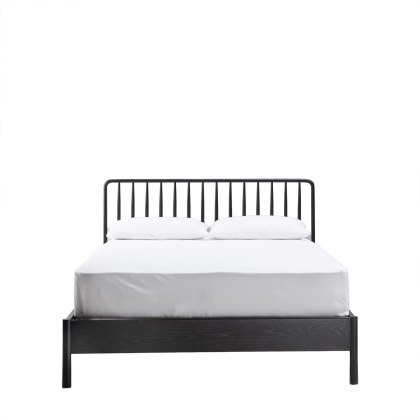 Wycombe Black Double Spindle Bed