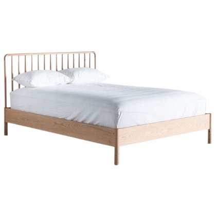 Wycombe King Size Oak Spindle Bed
