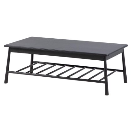 Wycombe Rectangular Black Coffee Table