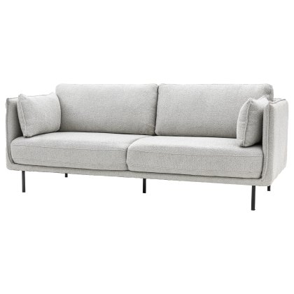 Wigmore Cool Natural Boucle 3 Seater Sofa
