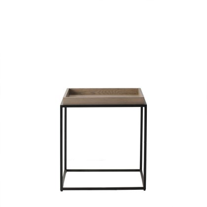 Forden Grey Tray Side Table