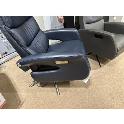 Hjort-Knudsen-Franz power Recliner Chair in Leather
