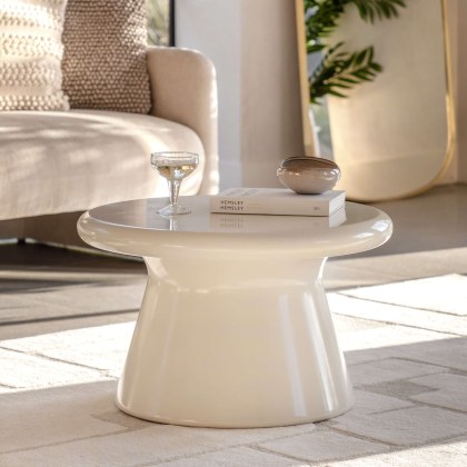 Gallery Direct Pavia Coffee Table, Cream Gallery Direct Pavia Coffee Table, Cream