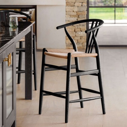 Whitney Black Bar Stool Whitney Black Bar Stool