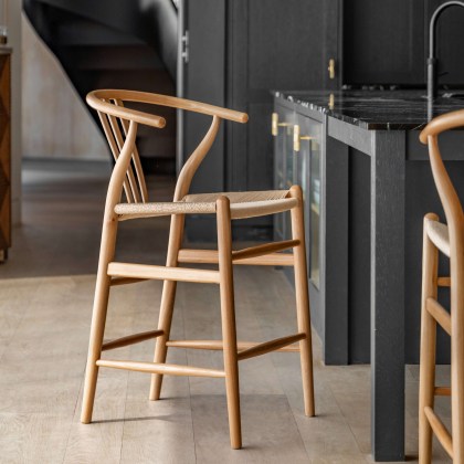 Whitney Natural Bar Stool Whitney Natural Bar Stool