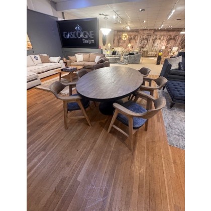 Heston Large Oval Dining Table + 6 Anders Chairs