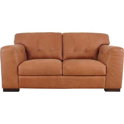 EX-DISPLAY OUTLET WAREHOUSE STOCK Simpson 2 Seater Leather Sofa