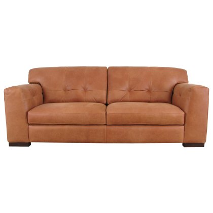 EX-DISPLAY OUTLET WAREHOUSE STOCK Simpson 2.5 Seater Leather Sofa