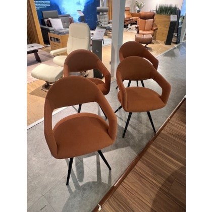 4x Jasmine Dining Chairs (Orange)