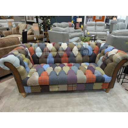 Patchwork, 2-Seater Fabric Sofa