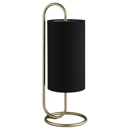 Klip Table Lamp Antique Brass & Black