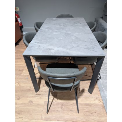 Monte, 160cm Fixed Dining Table Plus 6 x Chairs
