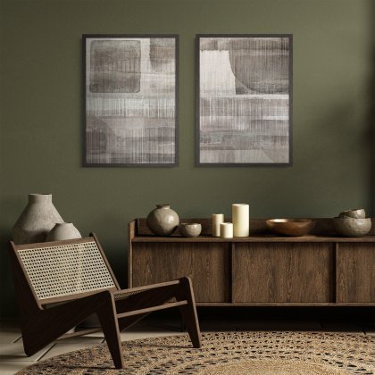 Intersection Abstract Framed Canvas