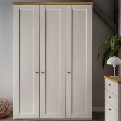 Wiemann Linate 150cm 3 Wood Door Wardrobe