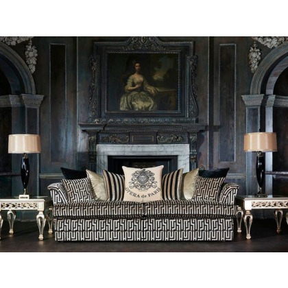 Gascoigne Rafello Hexagonal Back 3.5 Seater Sofa