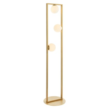 Teo Floor Lamp- Brushed Gold
