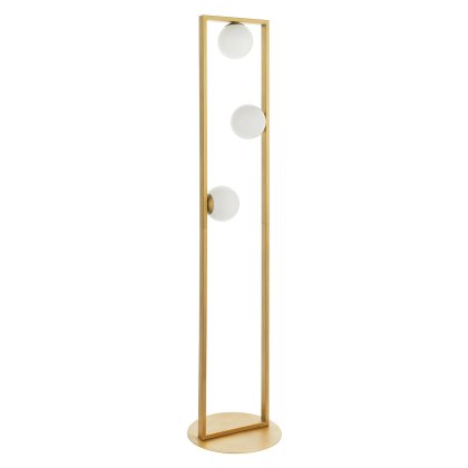 Teo Floor Lamp- Brushed Gold