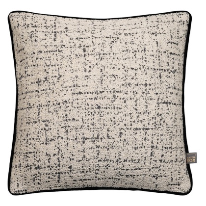 Coco Boucle Cushion- Cream/ Black